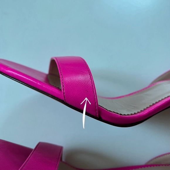 J.Crew Slingback sandals in leather neon pink - Picture 12 of 12